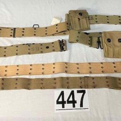 LOT#447: Assorted Rigs & Belts