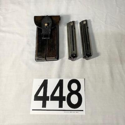 LOT#448: P.08 Luger Magazines (#1)