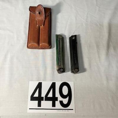 LOT#449: P.08 Luger Magazines (#2)