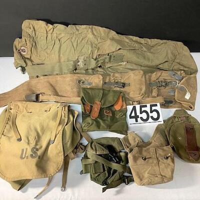 LOT#455: Assorted Military Bags Lot (#1)