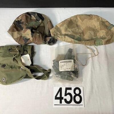 LOT#458: Assorted Military Covers/Pouches (#3)
