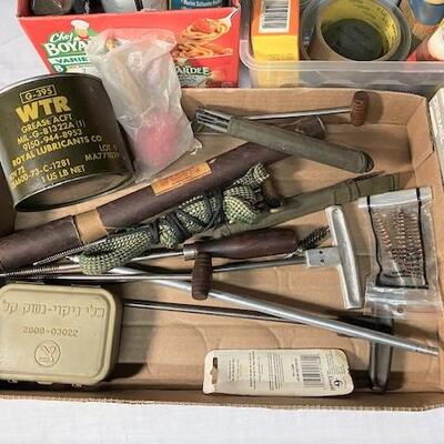 LOT#481: Assorted Gun Cleaning Lot & More