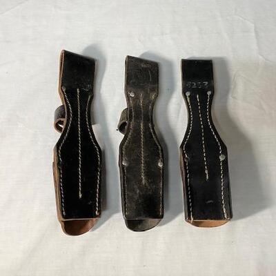 LOT#489: 3 German Bayonet Frogs