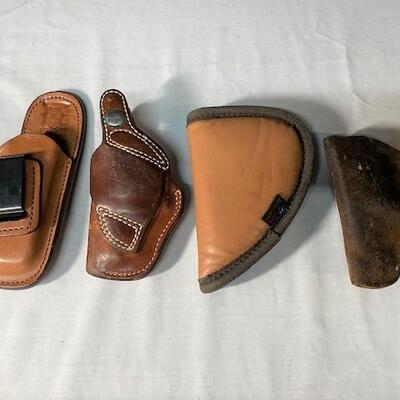 LOT#492: Four Assorted Holsters