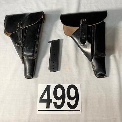LOT#499: BLA & Other P38 Holsters - 3rd Reich Mark
