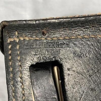 LOT#500: Leunerg Bautzen P.08 Luger Holster 3rd Reich Mark