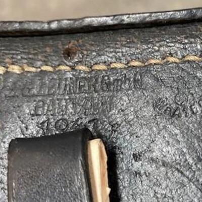 LOT#500: Leunerg Bautzen P.08 Luger Holster 3rd Reich Mark
