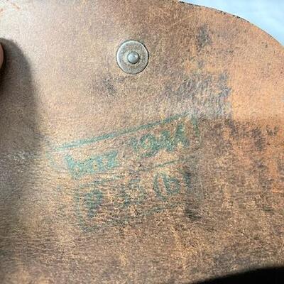 LOT#501: Marked BNZ P38 Holster w/ 2 Magazines