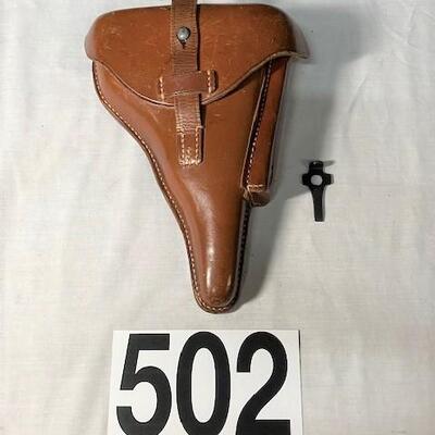 LOT#502: 1941 Schambach & Co P.08 Luger Holster