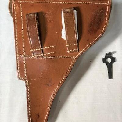 LOT#502: 1941 Schambach & Co P.08 Luger Holster