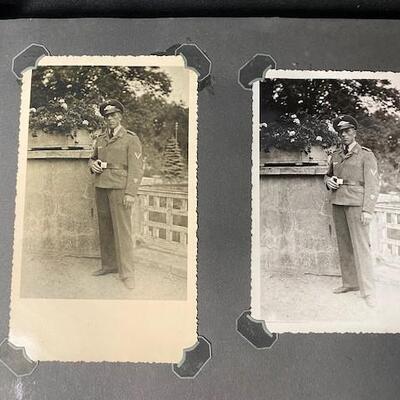 LOT#513: German "My War Memories" Photo Album (Photos included)