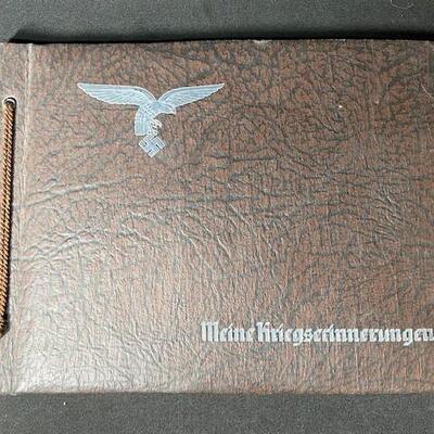 LOT#513: German "My War Memories" Photo Album (Photos included)