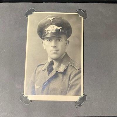 LOT#513: German "My War Memories" Photo Album (Photos included)