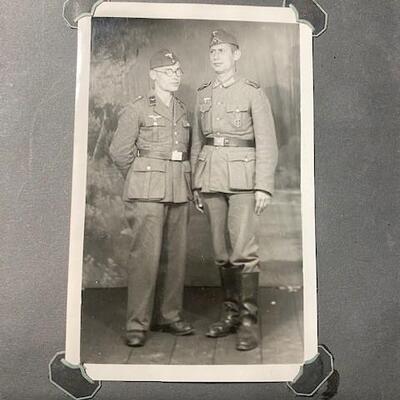 LOT#513: German "My War Memories" Photo Album (Photos included)
