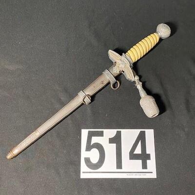 LOT#514: WWII German Officer's Dagger [2nd Model] (#2)
