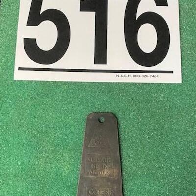 LOT#516: Copper Corpse Tag US Government Issue