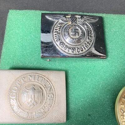 LOT#517: Seven Nazi Belt Buckles