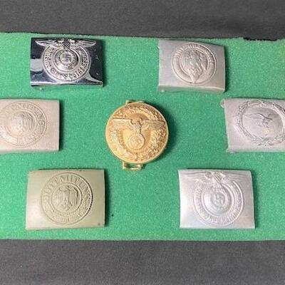 LOT#517: Seven Nazi Belt Buckles
