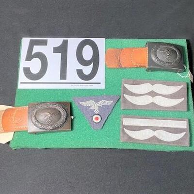 LOT#519: 5 Piece German WWII Luftwaffe Lot