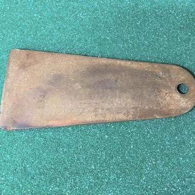 LOT#521: Bureau of Indian Affairs Wyoming Territory Tag in Brass