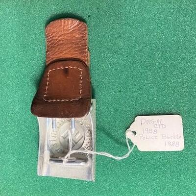 LOT#523: 1938 DRGM CTD Nazi Police Belt Buckle