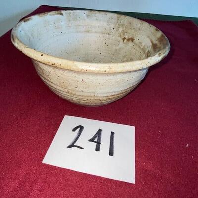 Lot 241 -  Stoneware Pottery Bowl