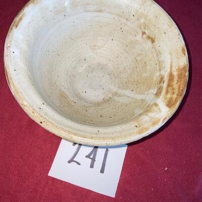 Lot 241 -  Stoneware Pottery Bowl