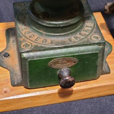 Lot 130: Peugeot Freres Cast Coffee Mill