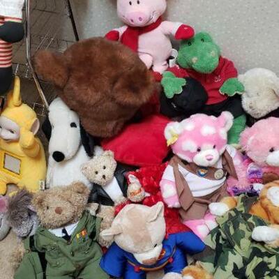 Room Full of Stuffed Animals/Characters