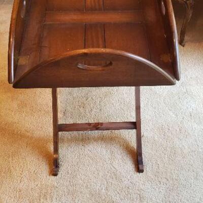 Wood Tray Table