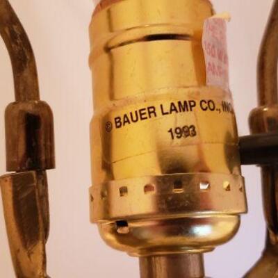 2 Bauer Glass Lamps