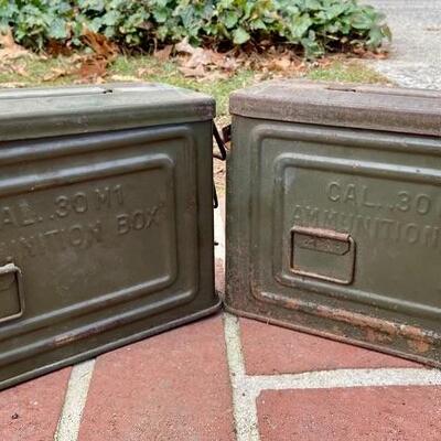 Lot 88: Military Amo Cans and more