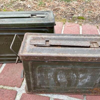 Lot 88: Military Amo Cans and more