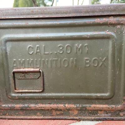 Lot 88: Military Amo Cans and more