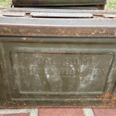 Lot 88: Military Amo Cans and more
