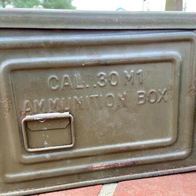Lot 88: Military Amo Cans and more