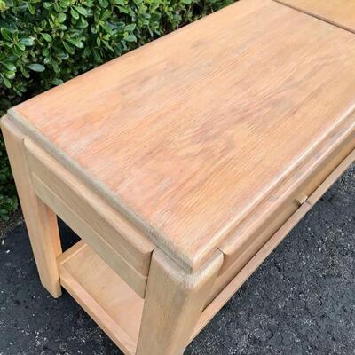 Blond Light Finish Wood Sofa Table YD#020-1220-00051