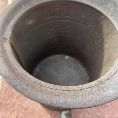 Lot 94: Vintage well bucket and tins 