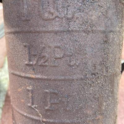 Lot 94: Vintage well bucket and tins 