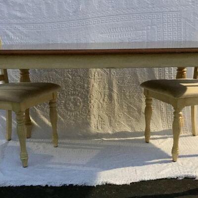 Farmhouse French Country Style Dining Table with 2 Chairs YD#020-1220-00026
