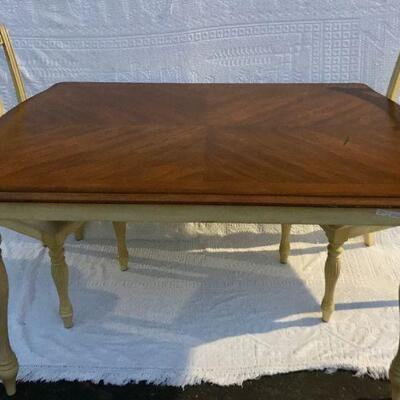 Farmhouse French Country Style Dining Table with 2 Chairs YD#020-1220-00026