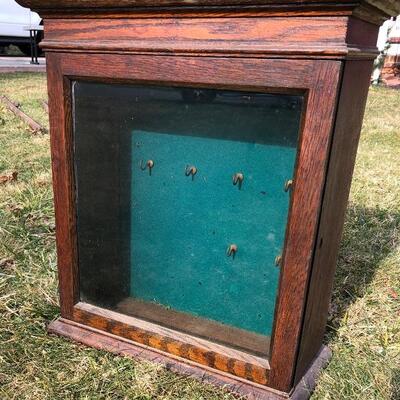 Lot 98 G: Antique Key Cabinet