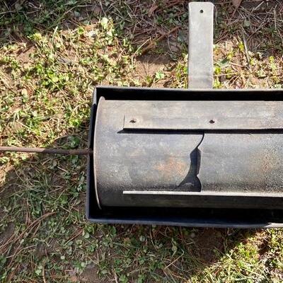 Lot 100:: Primitive Tools/Vintage Coffee/Nut Roaster and more