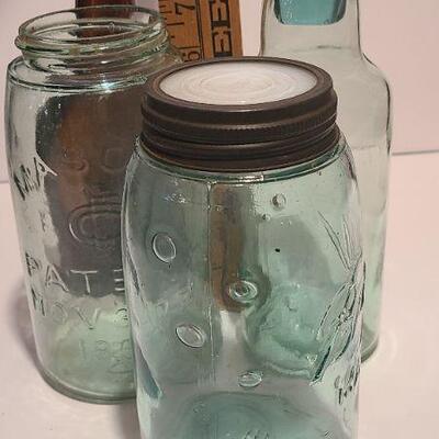 Lot 139: Triple L Mason Jar, JK & S Bottle and More