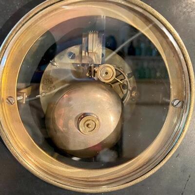 Lot 157: H&F French Marble Clock