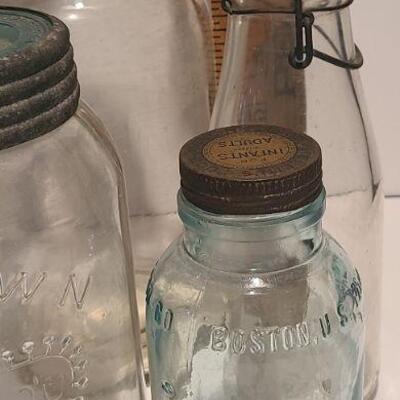 Lot 141: Antique Bottles Crown/Mellins/ Ball/Milk