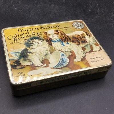 Vintage Callard & Bowser Butter Scotch Candy Tin YD#020-1220-00352