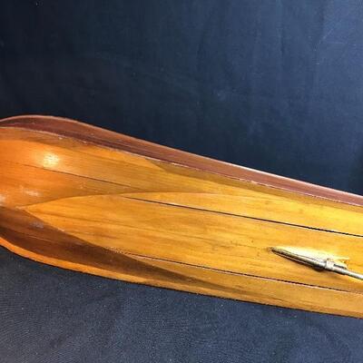 L35:  Wooden Model Boat