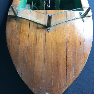 L35:  Wooden Model Boat