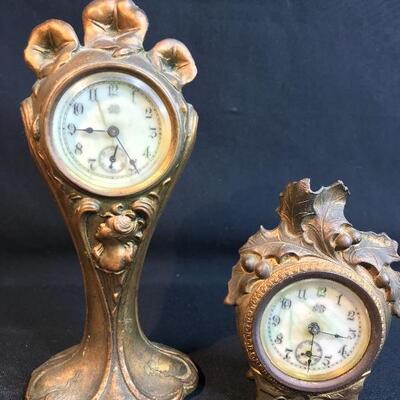 Lot 36:  Jenning Bros. Art Deco Clocks